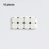 10Pcs 1:12 Dollhouse Furniture Simulation Square Floor Decoration Splicing Wooden Floor Diy Educational Pretend Play Toy