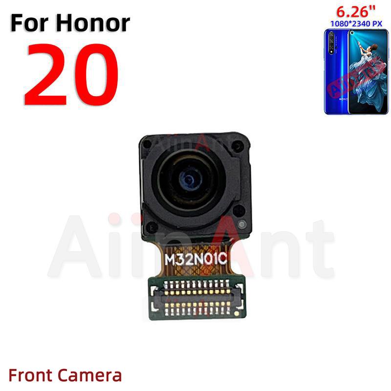 Aiinant Front Camera Rear Main Back Camera Module Flex Cable For Huawei Honor 20 Lite Pro 20i 20s View 20 V20 Replacement Parts