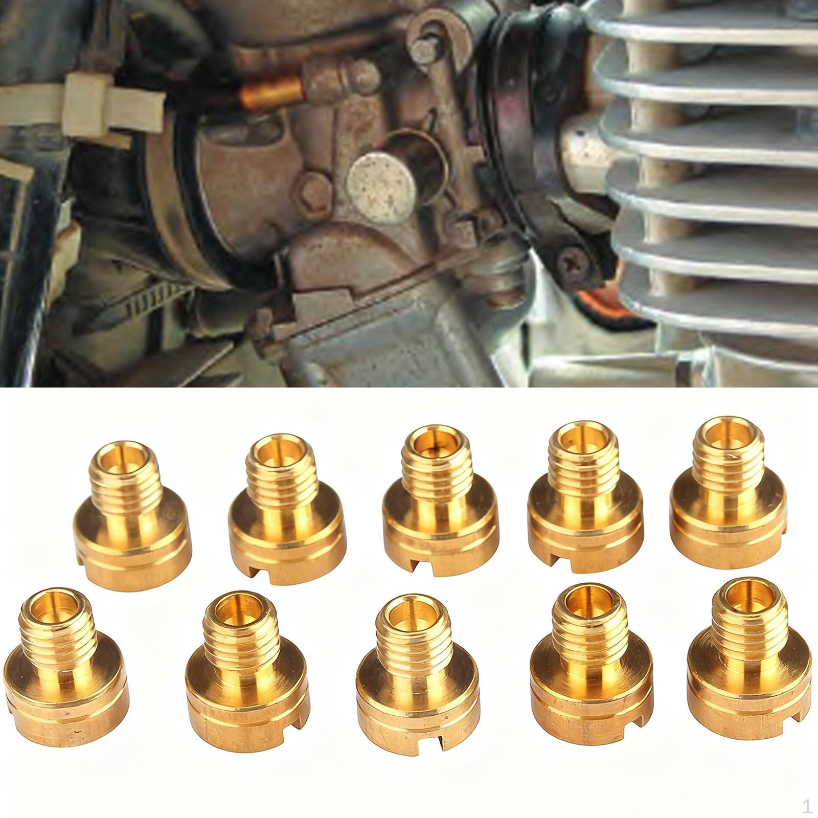 

10 шт. Комплект головних жиклерів карбюратора Пряма заміна для Mikuni Vm22 Vm26