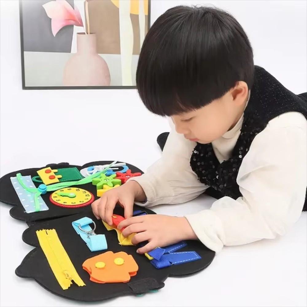 Hand Exercise Kids Montessori Toy Dressing Board Sensory Toy Early Education Toy  Gift for Kids