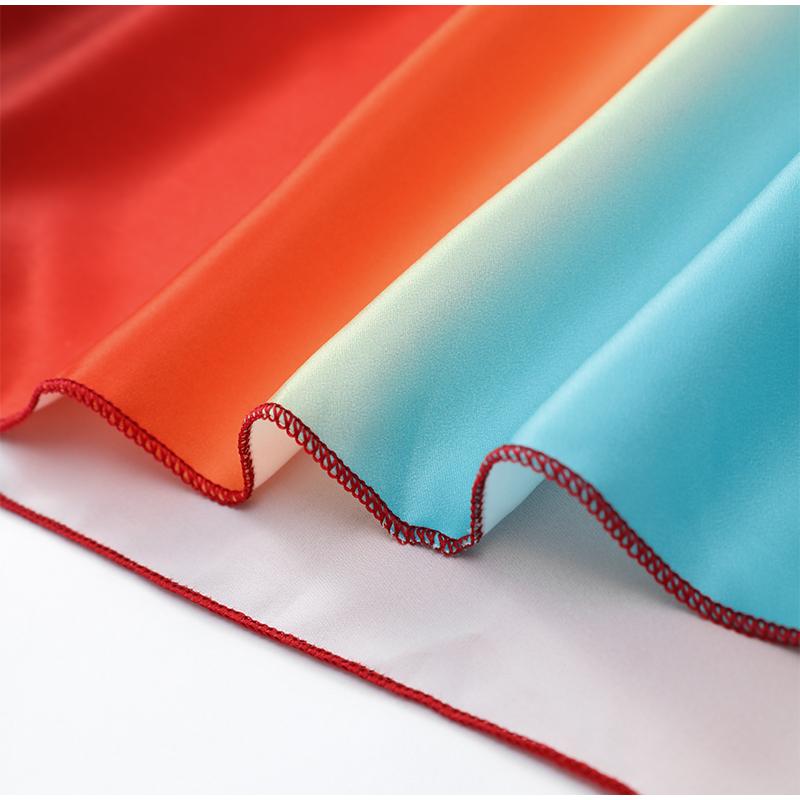 Tie-Dye Farbverlauf Ausgeschnitten Damen Maxi Kleid Elegant Schulterfrei A-Linien Saum Lange Kleider Neu Sommerurlaub Damenroben