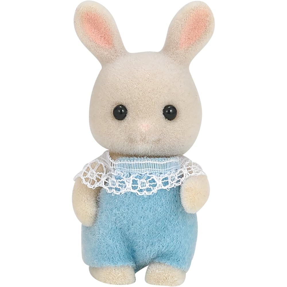 Sylvanian Families Milk Rabbit Baby Doll 3 Years and Up Toy for Dollhouse EPOCH