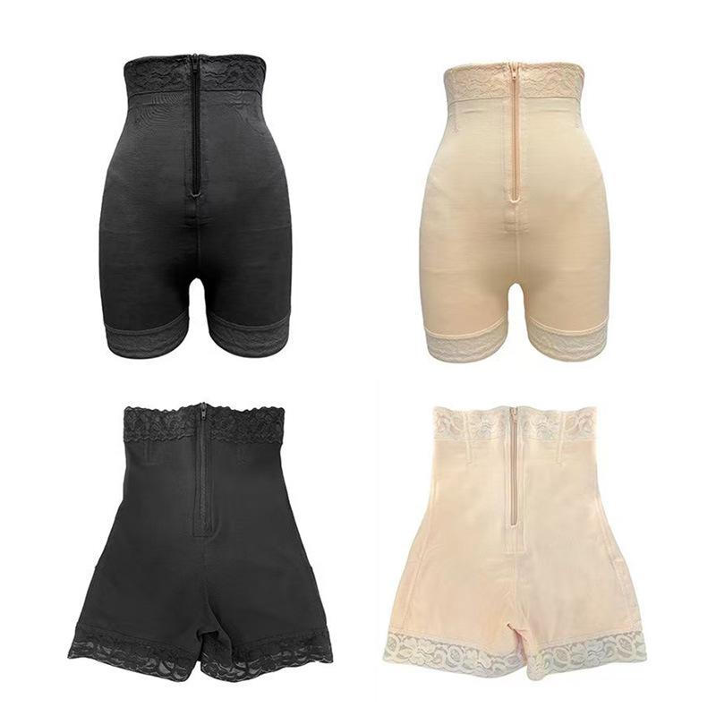 High Waist Zipper Tummy Control Butt Lifting Body Shaping Slimming Pants