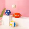 Hund Latex Ball Spielzeug Quietschspielzeug Fußball Tennis Interaktiver Kauspielzeug Welpen Zahnungsspielzeug für Aggressive