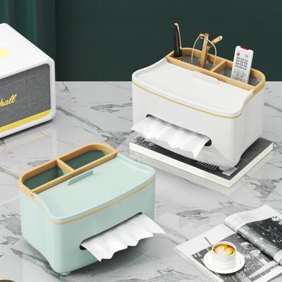 High Quality Multifunctional Tissue Box Light-Luxury Nordic Style Napkin Holder Sundries Storage Box Home Office Use