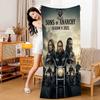 Classic Crime S-Sons Of A-Anarchy Beach Towel Colorful Bath Towels For Girl Microfiber Quick Dry Sand Yoga Spa Gym Pool