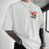 Cartoon Super Cool Pikachu Print T-shirt Summer New Men's and Women's Y2K Harajuku Loose Casual Short-sleeved Top