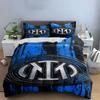 Inter Milan logo patroon. Beddengoedsets Dekbedovertreksets Dekbedovertrekken Kussenslopen(1*Dekbedovertrek 2*Kussenslopen zonder dekbedvulling)