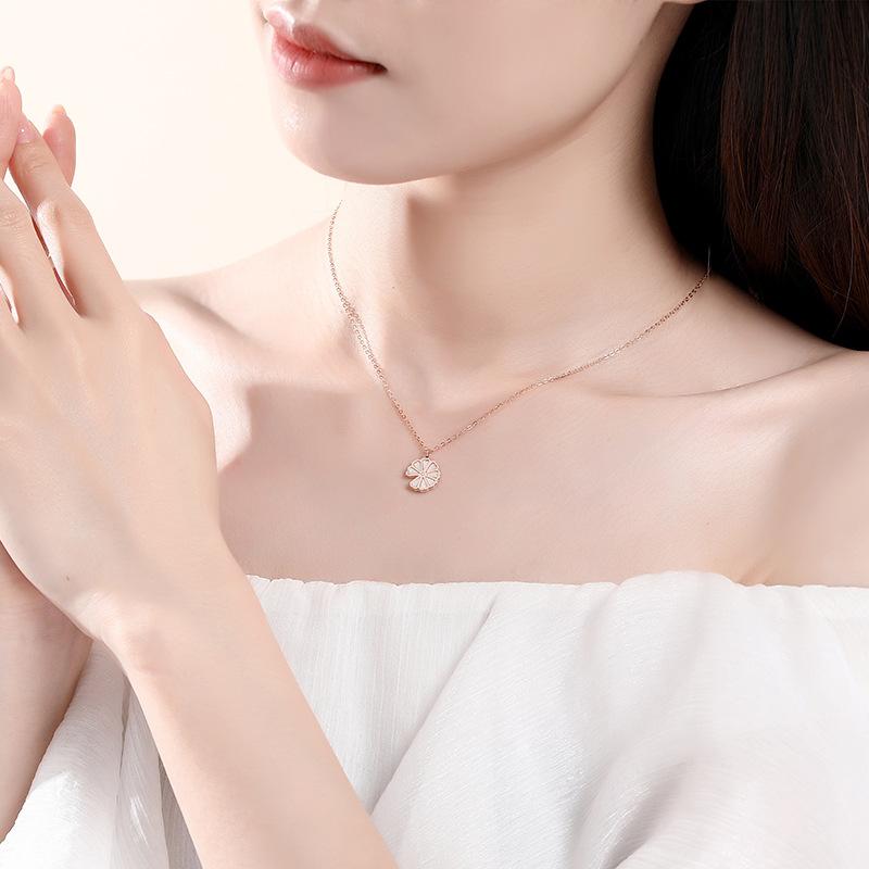 Tancise S925 Sterling Silver Luxury Personality Pendant Necklace Women's Classic Tide Necklace