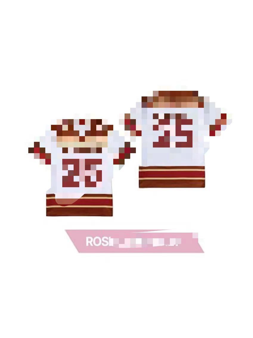 

2025 Ретро Американский и Европейский Хай-стрит Цифровая печать Свободная футболка джерси для мужчин и женщин Medium