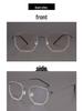 Linde Ultra-Light Esben Irregular Polygonal Anti-Blue Light Myopia Glasses Frame