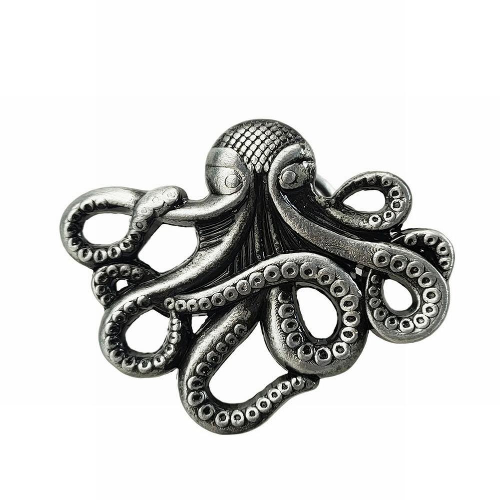 Zinc Alloy Octopus Shaped Furniture Handle for Cabinet Doors Designed for Use In For Children's Rooms with Finish