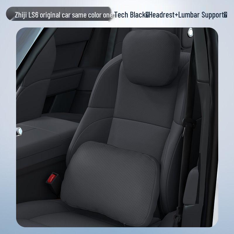Zeekr LS6 Headrest Lumbar & Neck Support Pillow, Car Interior Essential.