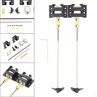 DIY RC Boat Motor Drive Set 15cm Shaft Propellers Kits for Adults Kids Teens
