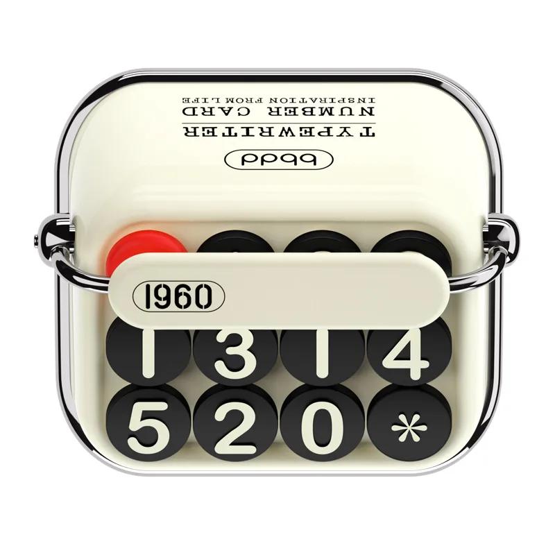Creative Temporary Parking Card Retro Typewriter Hidable Temporary Auto Stop Phone Number Display Car Interior Decor