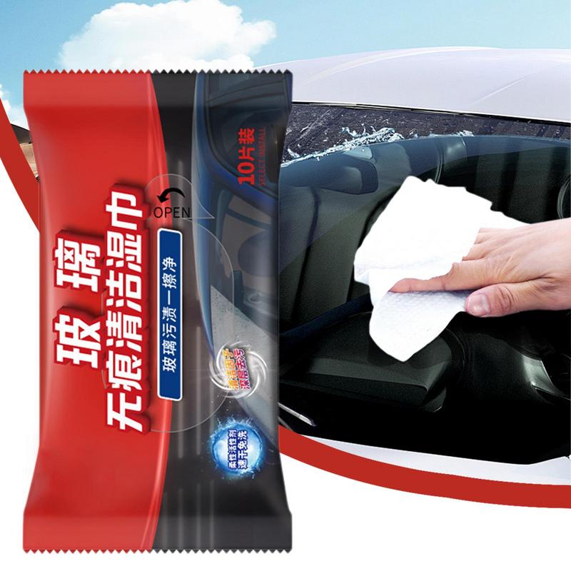 Glass Cleaner Wipes For Car Window Windshield Cleaning Wipes For Auto Car Interior Cleaner Wipes For Car Interior Seats Wheels