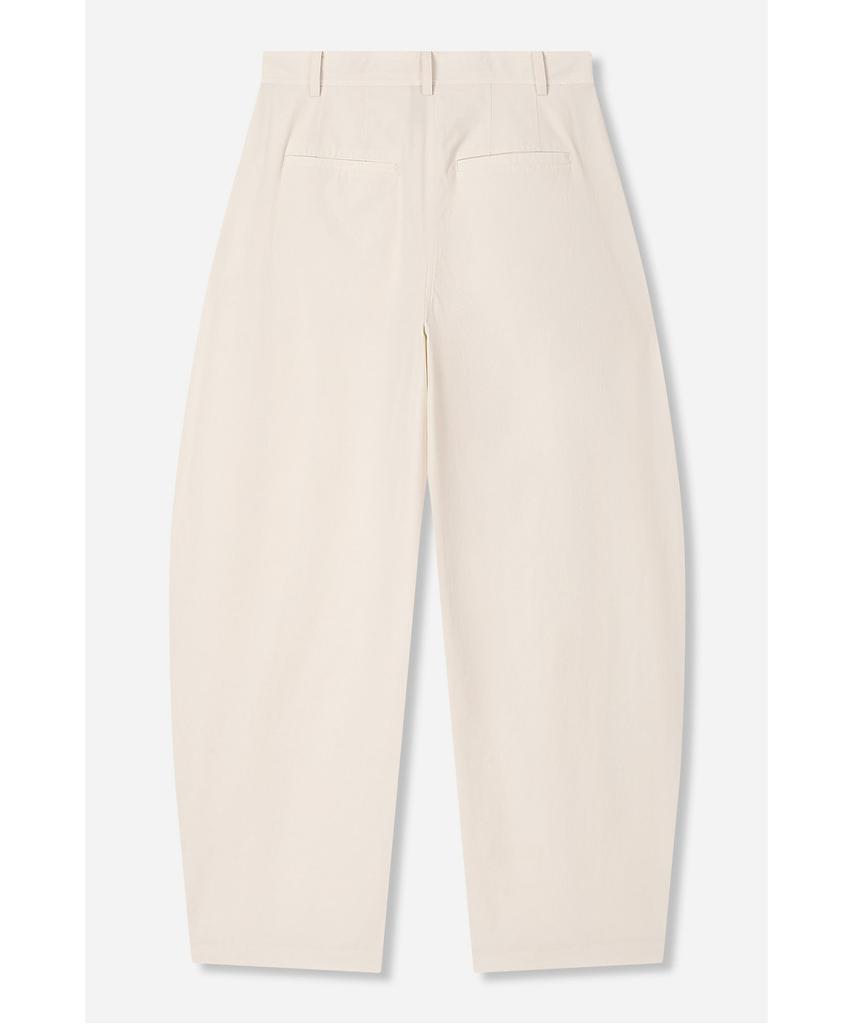 Jaa [Jaah] Round Silhouette Pants Cream