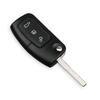 KEYYOU With Battery For Ford Focus Fiesta 2013 HU101 F021 Blade 433MHz 4D63 40bit 80bit 3 Buttons Flip Folding Remote Car Key