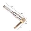 2pcs Zinc Alloy 6.35mm DIY Plug For Guitar Mic Audio