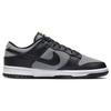 Nike Dunk Low Black Cool Grey Volt Mini Swoosh FQ2205-001