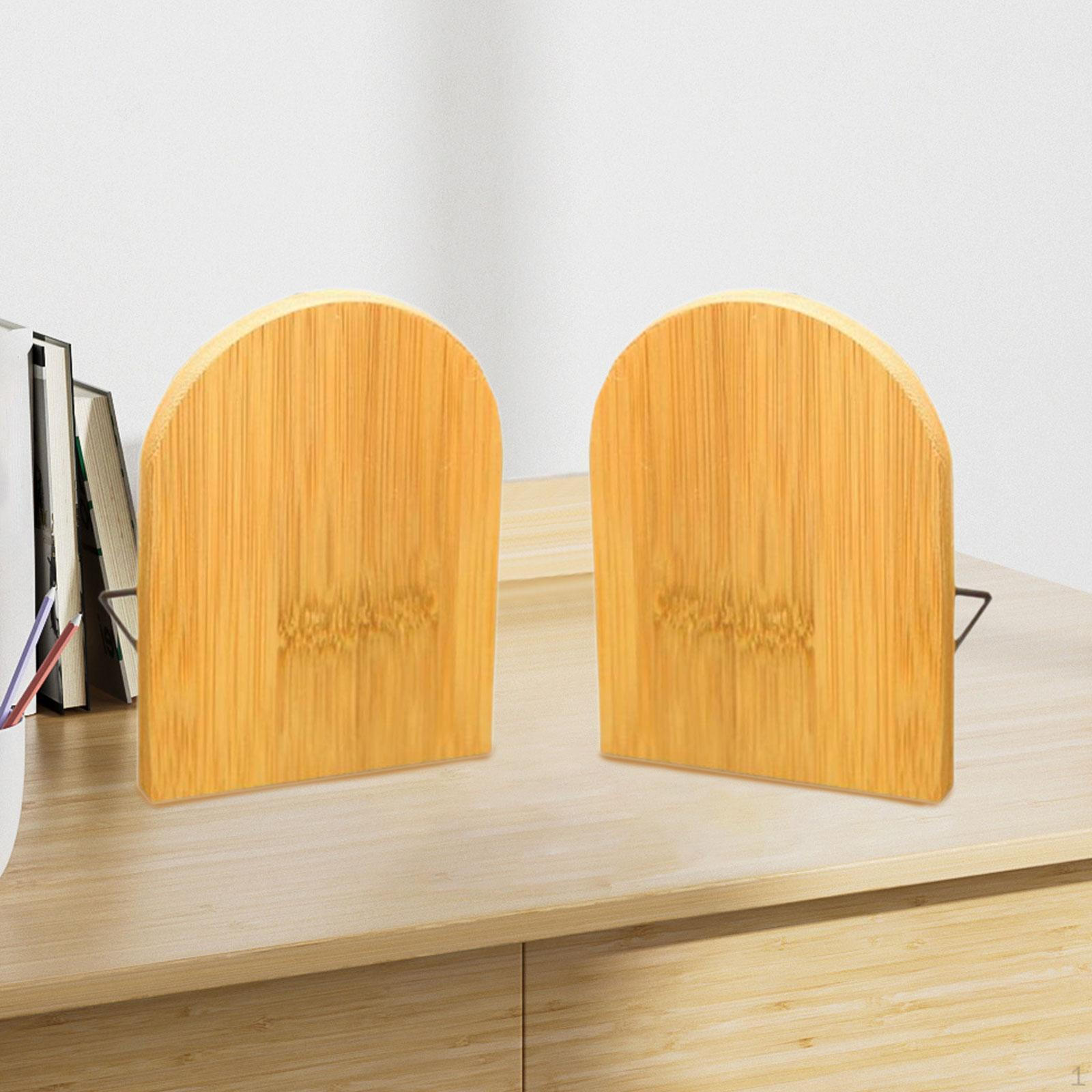 

Подставки для книг Подставки для книг для полок Бамбуковые стопоры Держатель Офис Библиотека Кабинет Игровая комната M