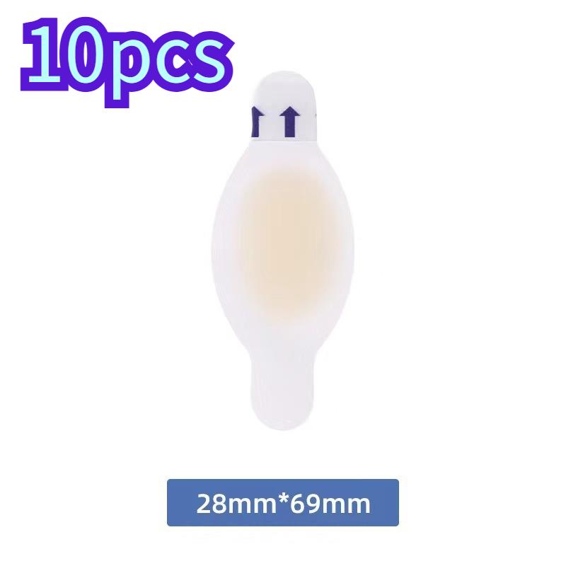 10pcs  difform Transparent Gel Anti-Blister Pads, Heel & Forefoot Cushions, Blister Prevention Tape, Foot Care Pain Relief