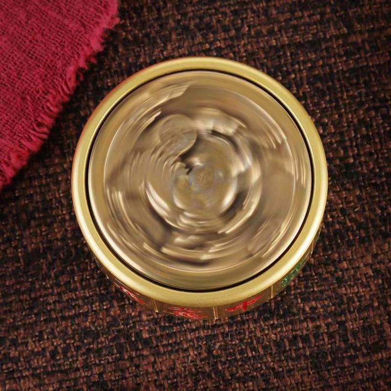 Handheld Desktop Copper Ornament Playing Mahjong Fidget Spinner Instant Win Stress Relief Wholesale for Str