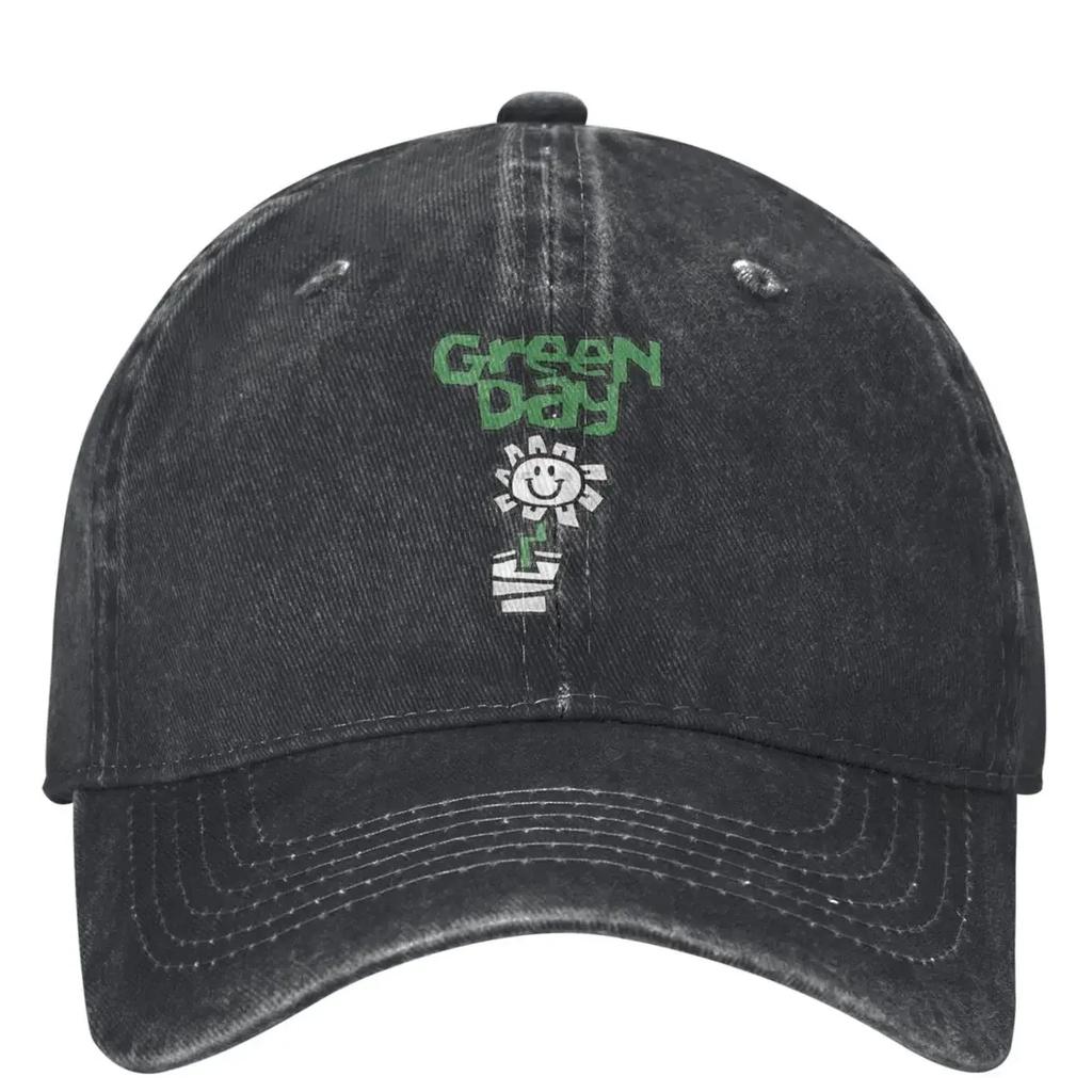 Band Green Days Flower Pot Tour Denim Baseball Cap Dookie Saviors Hip Hop Dad Hats Summer Unisex SunProof Baseball Caps