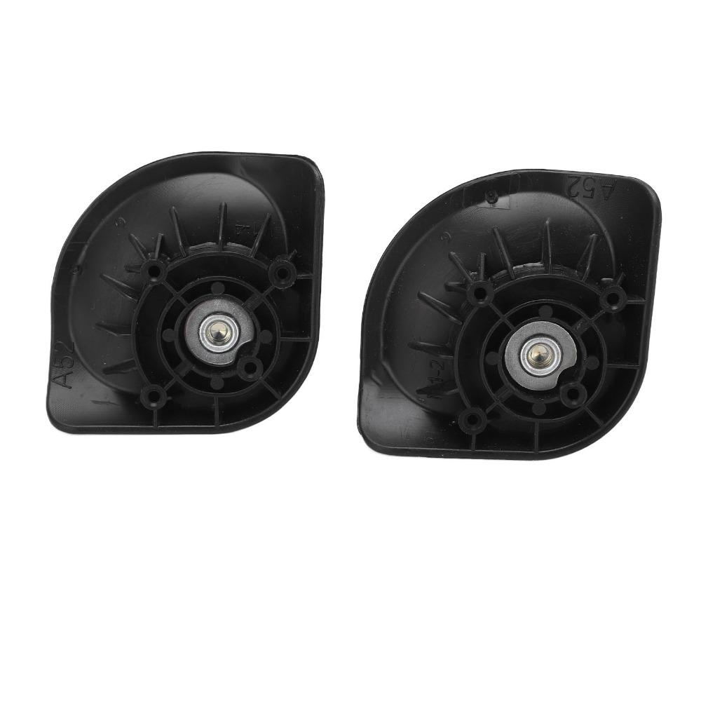 1 Pair PP PET Luggage Swivel Casters Swivel Mute Luggage Wheels Replacement 360 Degree Rotation Travel Suitcase Caster