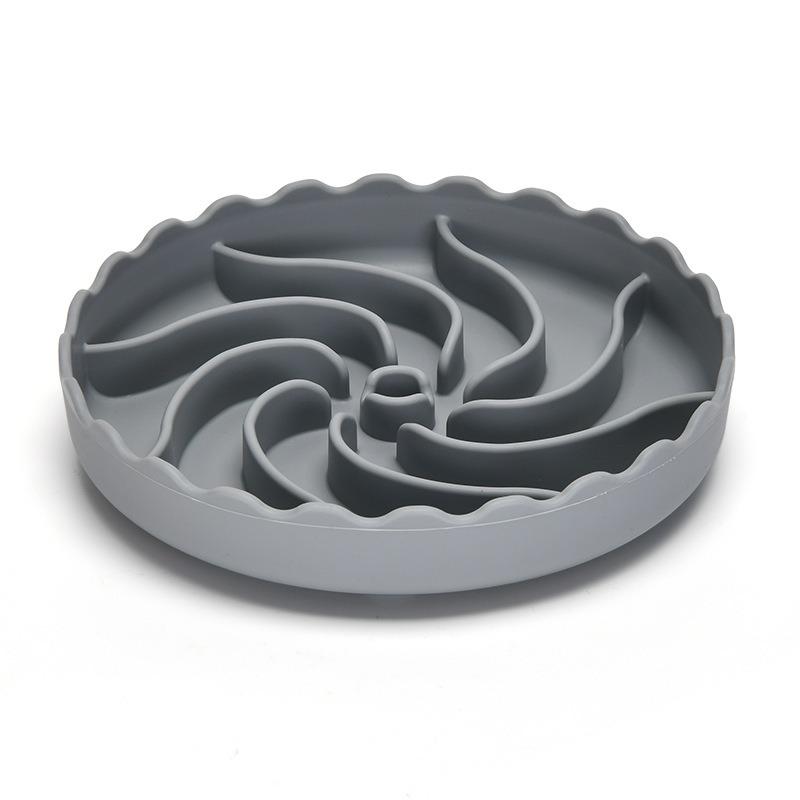 Dog Slow Eating Bowl Food-grade Silicone Pet Dog Bowl Large Dog Anti-choking Bowl