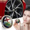 4 Stück 56/60mm Auto Radnabenkappe Nabenkappe Emblem Autozubehör Für 308