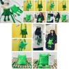 Süße grüne Frosch Plüsch Umhängetasche für Damen Cartoon-Figur Crossbody Tasche mit Reißverschluss