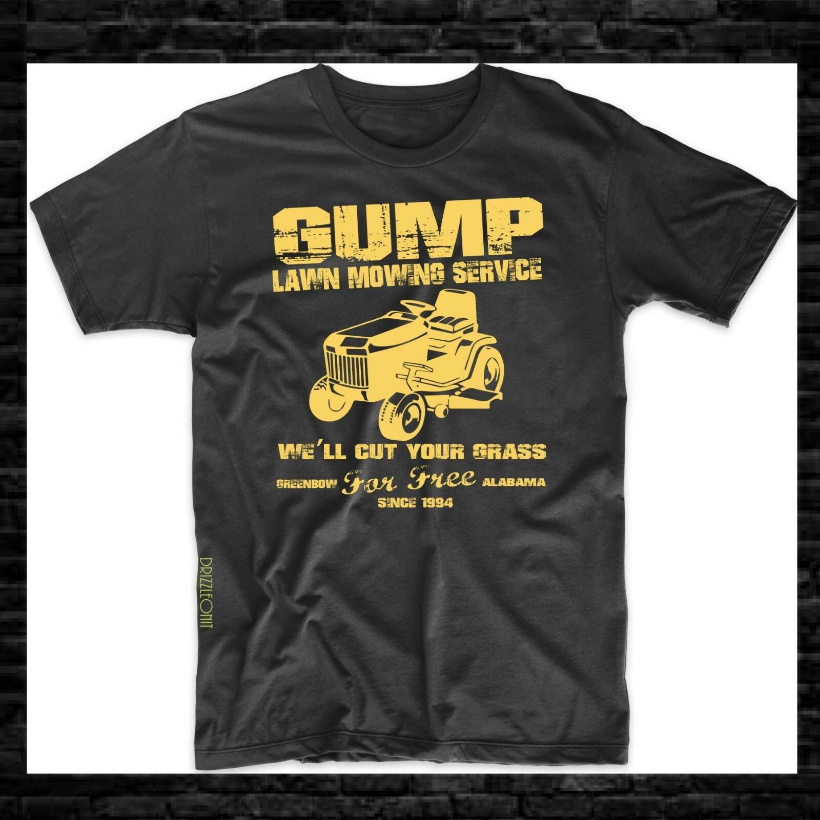 

Gump Mowing Services Funny Forrest Gump T-Shirt S-3XL XL