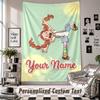 Custom Tapestry Wall Hanging, Pippi Longstocking Personalized Name Text Home Wall Decor