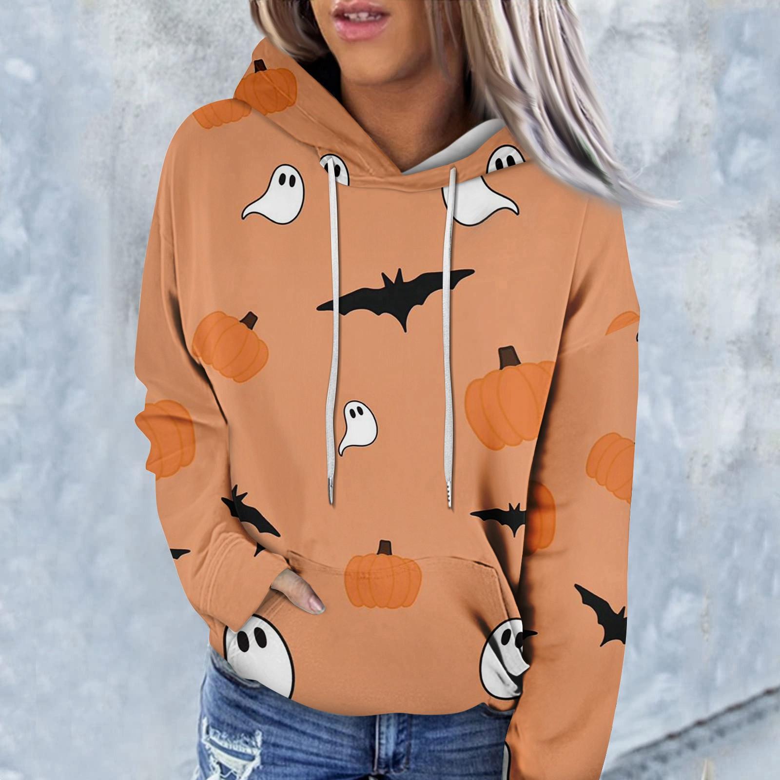 

Женская модная повседневная блузка с круглым вырезом и коротким рукавом с принтом S оранжевый