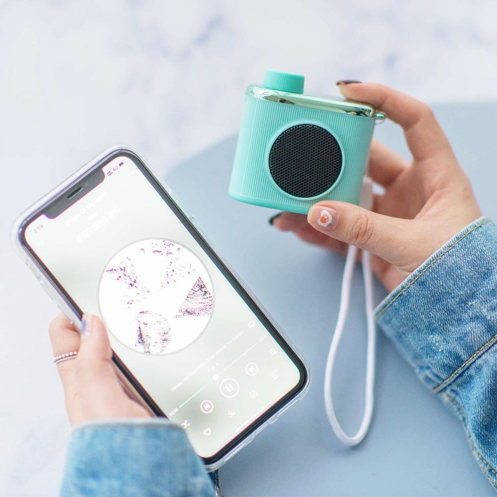 Buy Retro Camera Mini Small Bluetooth Speaker Outdoor Portable Tiny ...