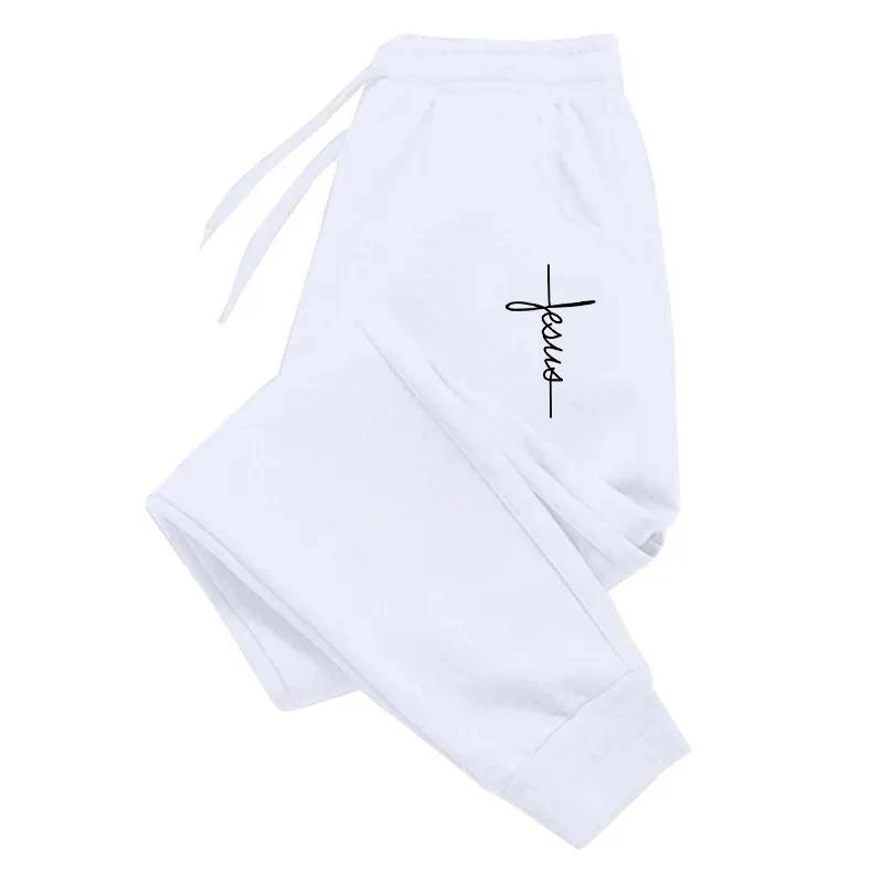 Men Bodybuilding Pant Autumn Winter Tracksuit Sweatpants Comfortable Trousers Drawstring Full Length Pants Jogging Pants