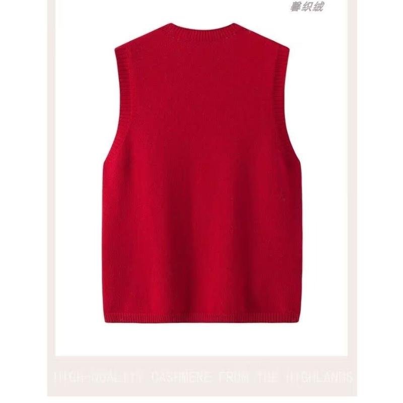 Knitted Cardigan Vest Women's Jacket Solid Color V-neck Fashion Casual Solid Color Top