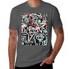 Street Art Graffiti Pattern Ink and Posca TShirt Fitness Training Breathable Tee