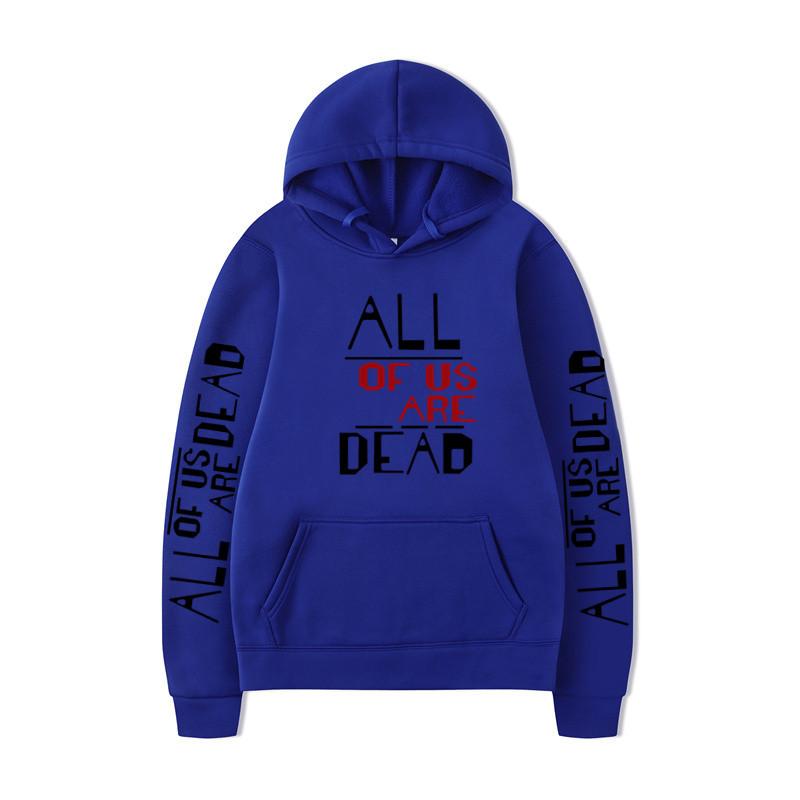 All of Us Are Dead Korean Drama Print Men's Hoodie Vintage Unisex Pullover Men Graphic Hoody Tops Oversize Clothing