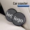 Carbon Fiber Textured Car Console Anti-Slip Cup Holder Pad