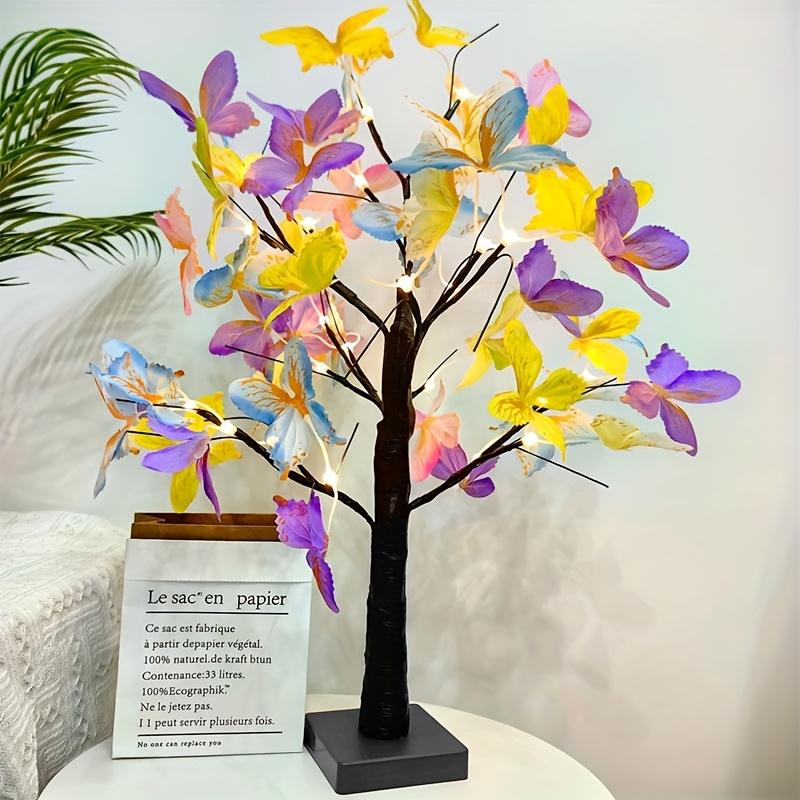 Butterfly Lights, Butterfly Blossom Tree Light,Battery/USB Powered Artificial Flower Bonsai Tree Lamp,Gift for Mom,Girlfriends,Butterflies Decorations