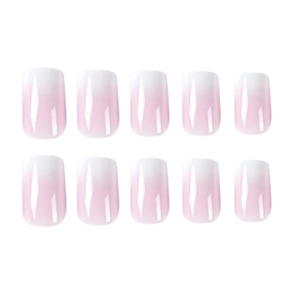 French-Style Artificial Nails with High Quality Resin Material for Nail Art School Home Use