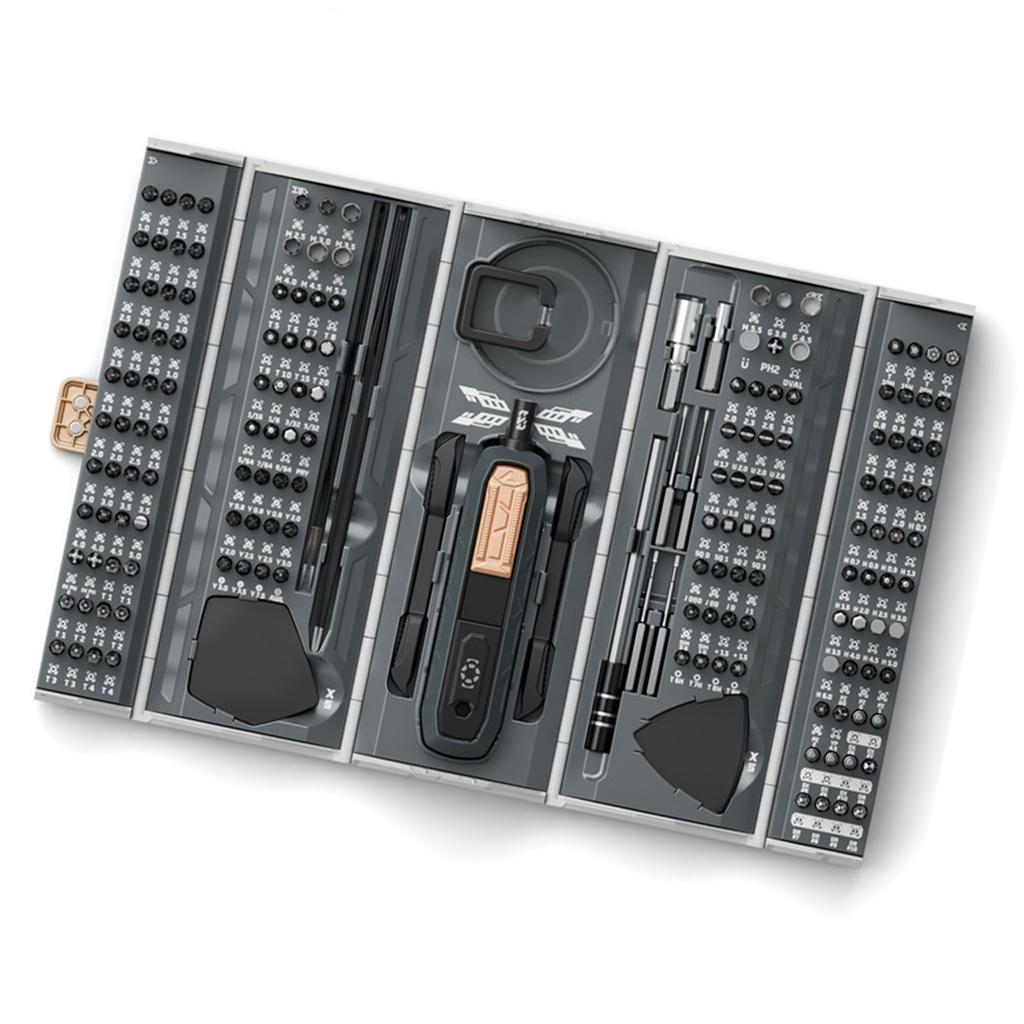 Manual Screwdriver Set 180 in 1 Multifunctional Fine Magnetic Repair Tool Kit for Laptop