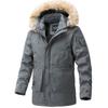 2024 New Winter Men Long Coat Military Fur Hood Warm Tactical Bomber Army Korean Thick Multi Pockets Overcoat Male Warm Parka