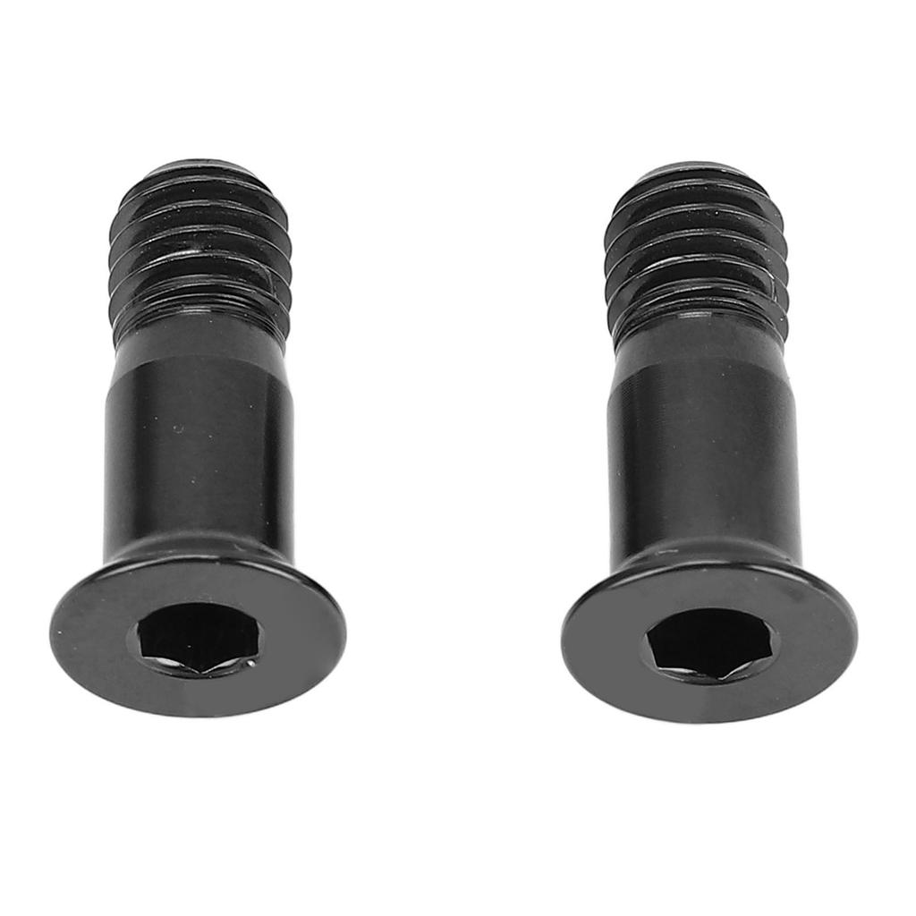 2PCS Bike Rear Derailleur Bolts Ti Alloy Flat Head Bike Derailleur Guide Wheel Fixing Screws for Roa