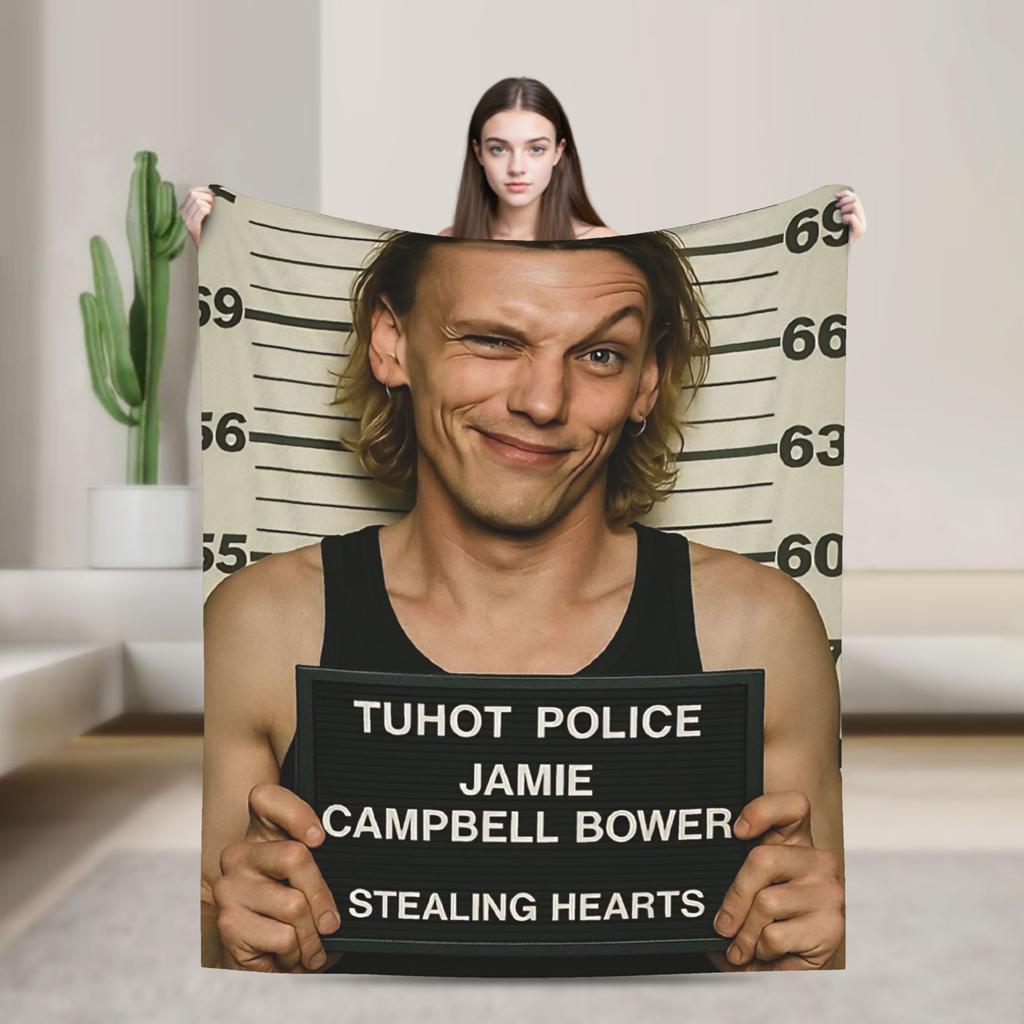 Jamie Campbell Bower  Blankets  Travel Office Flannel Bedding Throws For Living Room Super Warm Design Quality Bedspread