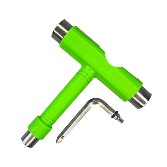 Skateboard Wrench Tool Multifunctional T-Type L-Type Hex Screwdriver Heavy Duty Portable Kids Skate Tools Skateboard Longboard Accessories