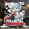Fullmetal Alchemist 2D Flat Pattern Flannel Blanket High quality All Seasons Warmth and Comfort Perfect for Christmas Gifts.SMT0917267