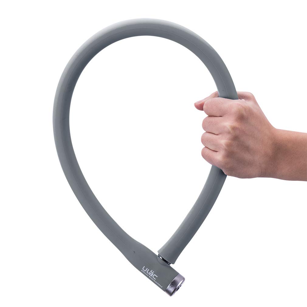 

ULAC Велосипедный замок Ключевой тросовый замок Дорожный велосипед Кросс-байк Силиконовое покрытие Длина 700 мм Диаметр поперечного сечения 20 мм Высокая устойчивость к перекусыванию Прочный Пять цветов серый